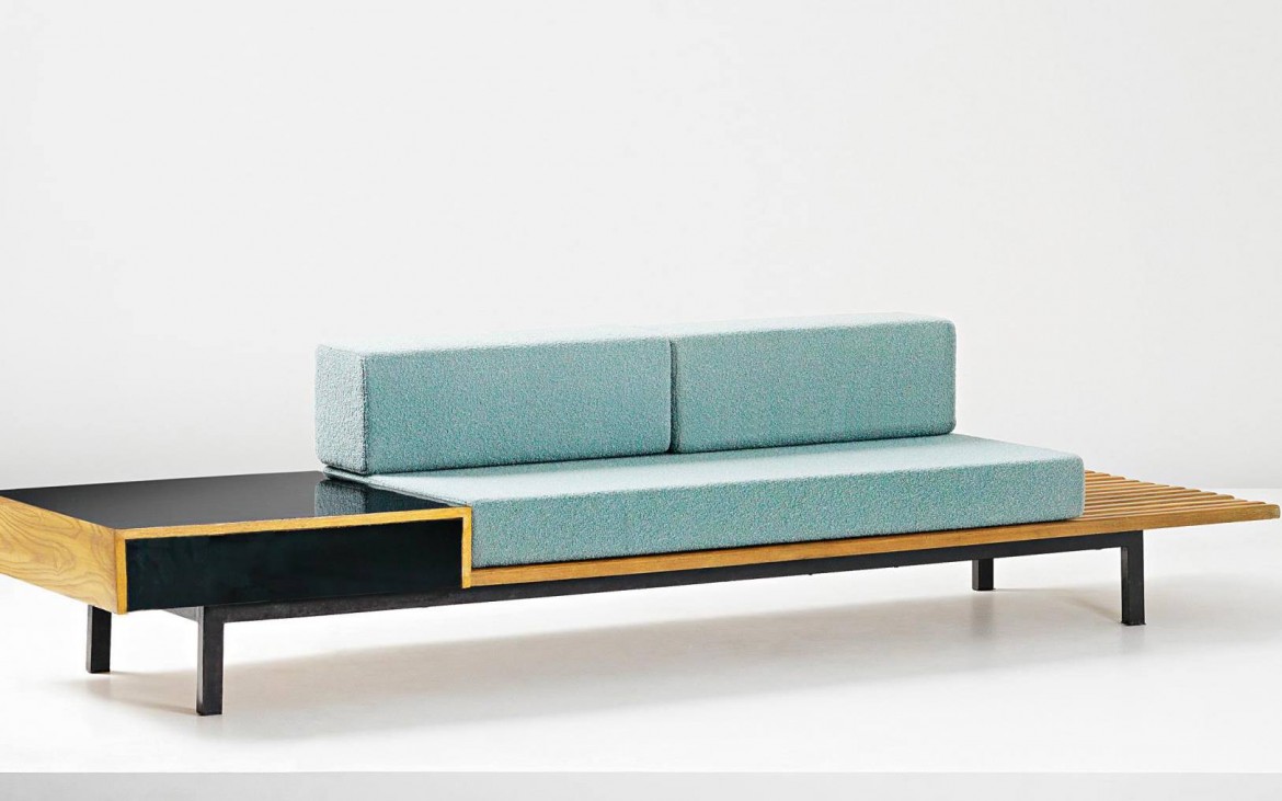 mauritania bench charlotte perriand mahogany cansado paris 50s