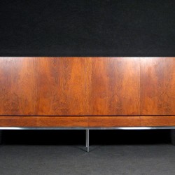 Rosewood double cabinet Waeckerlin modern Behr German 50s