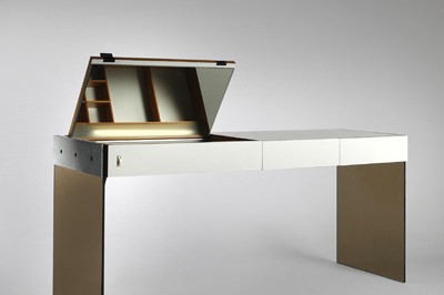 Phillippon Lecoq vanity rosewood aluminum 60s