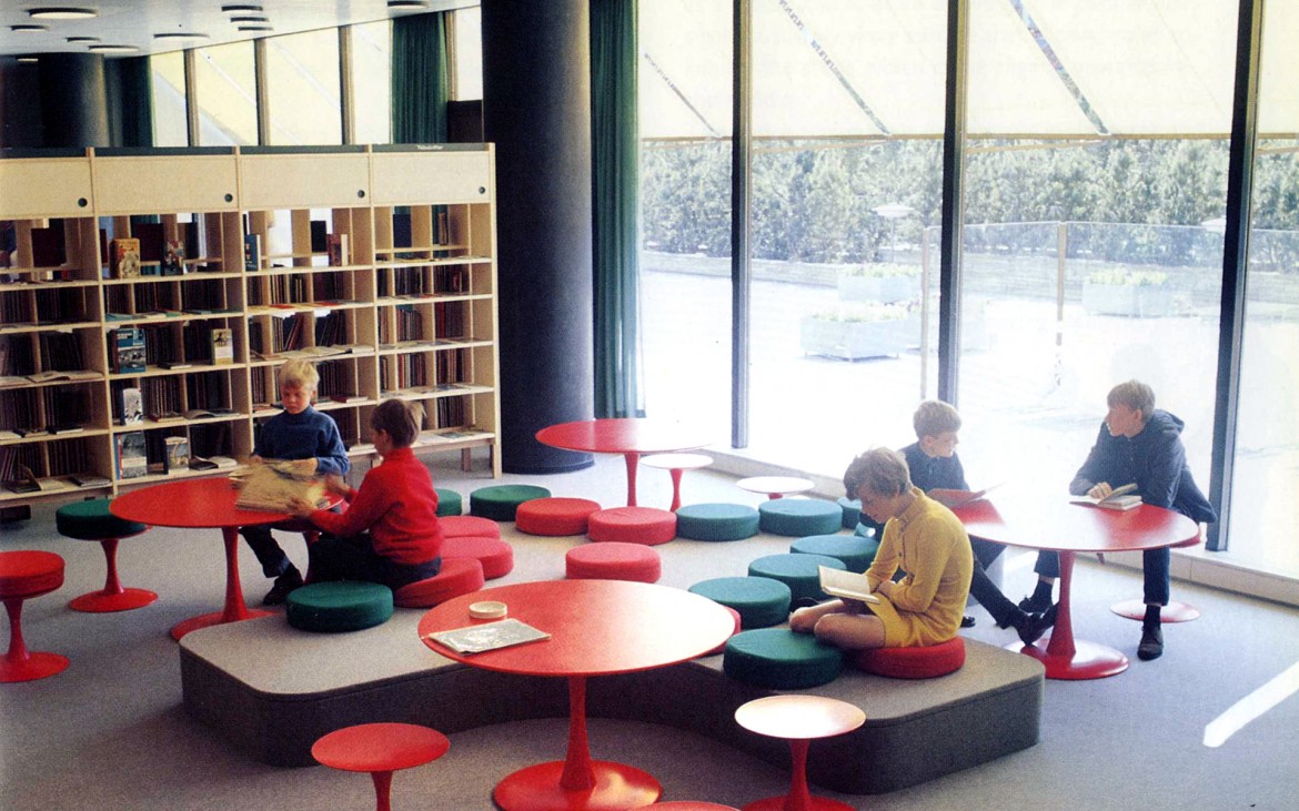 lynby children library nanna ditzel 60s stool table
