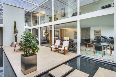 Case Study House #25 killingsworth california modernism courtyard