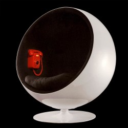 Eero Aarnio Ball Chair 60s plastic modern pop Asko white