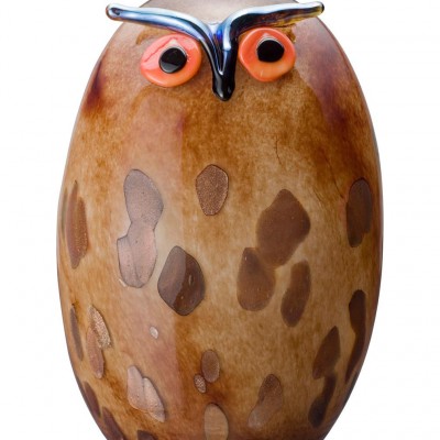Blown Glass Owl Modern 60s Toikka Uhuu