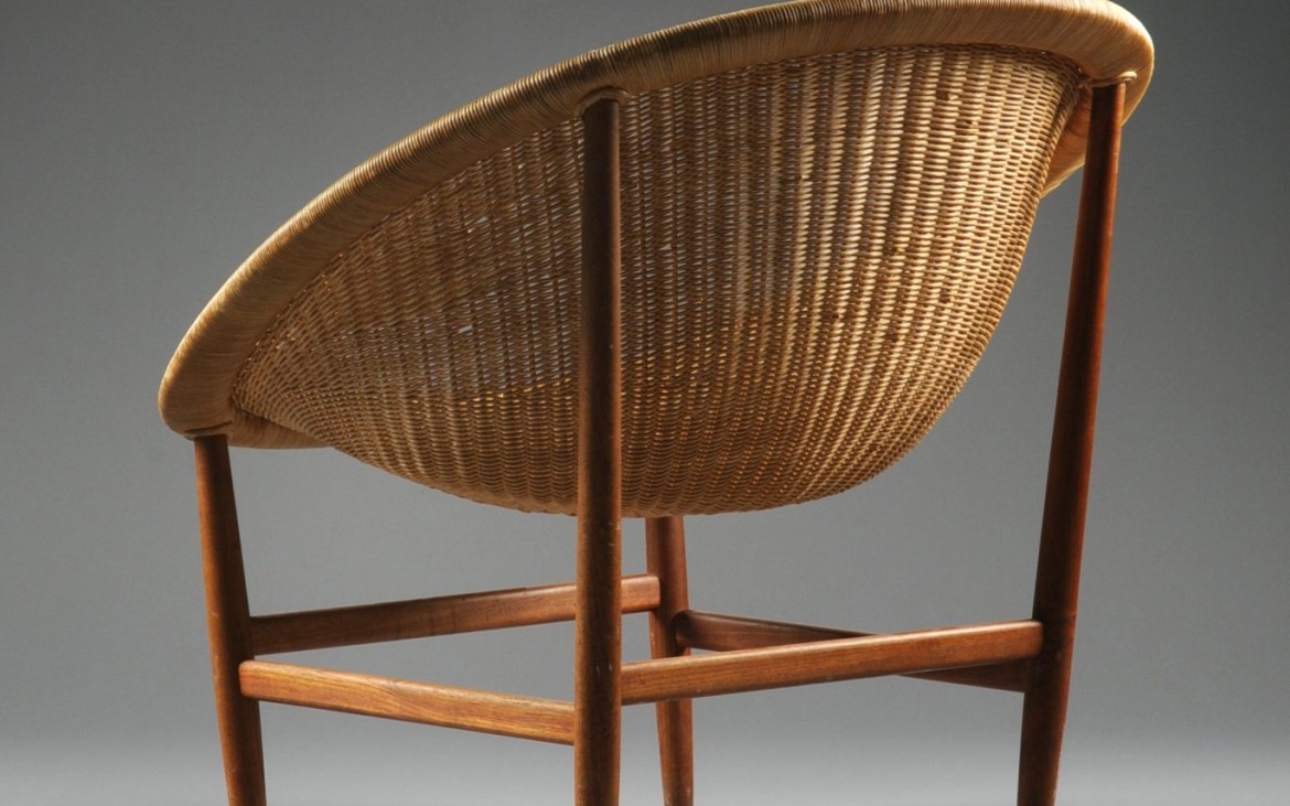 rattan teak pontoppidan 50s nanna ditzel