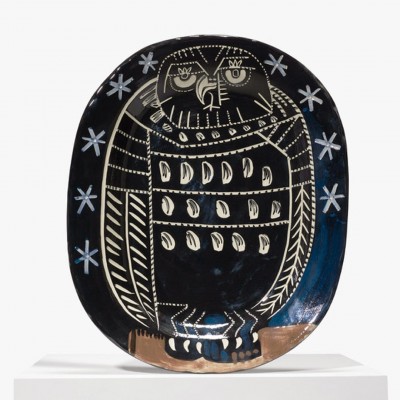 ceramic wood owl picasso modern madoura