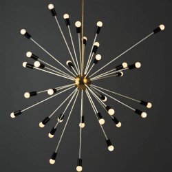gino sarfatti stilnovo ceiling light italy