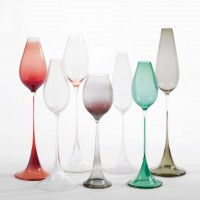 Tulpan Nils Landberg orrefors glass scandinavian tulip
