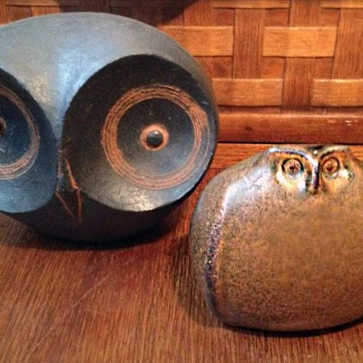 Ceramic owls modern