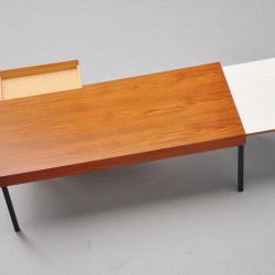 Teak Coffee Table Waeckerlin Storage Behr Germany 50s