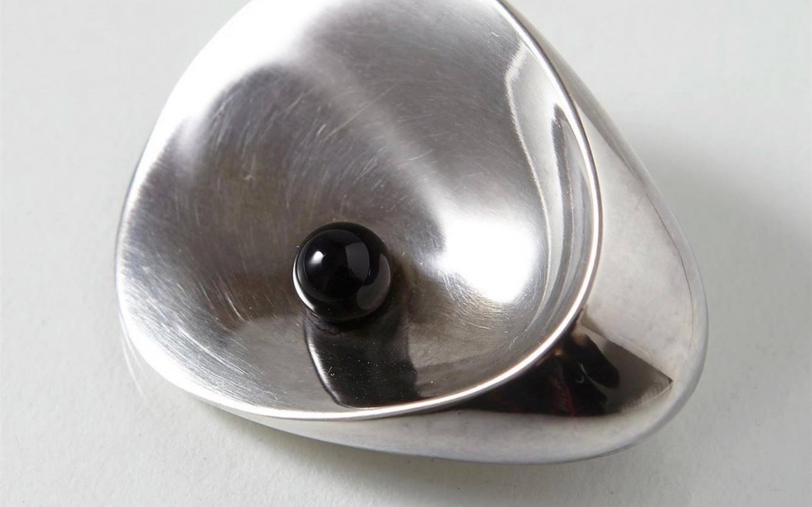 silver brooch jorgen nanna ditzel george jensen 60s