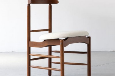 Greta Grossman Dining Chair Walnut