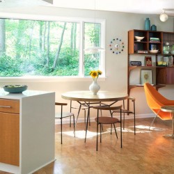 Kitchen MCM saarinen womb cado marrone
