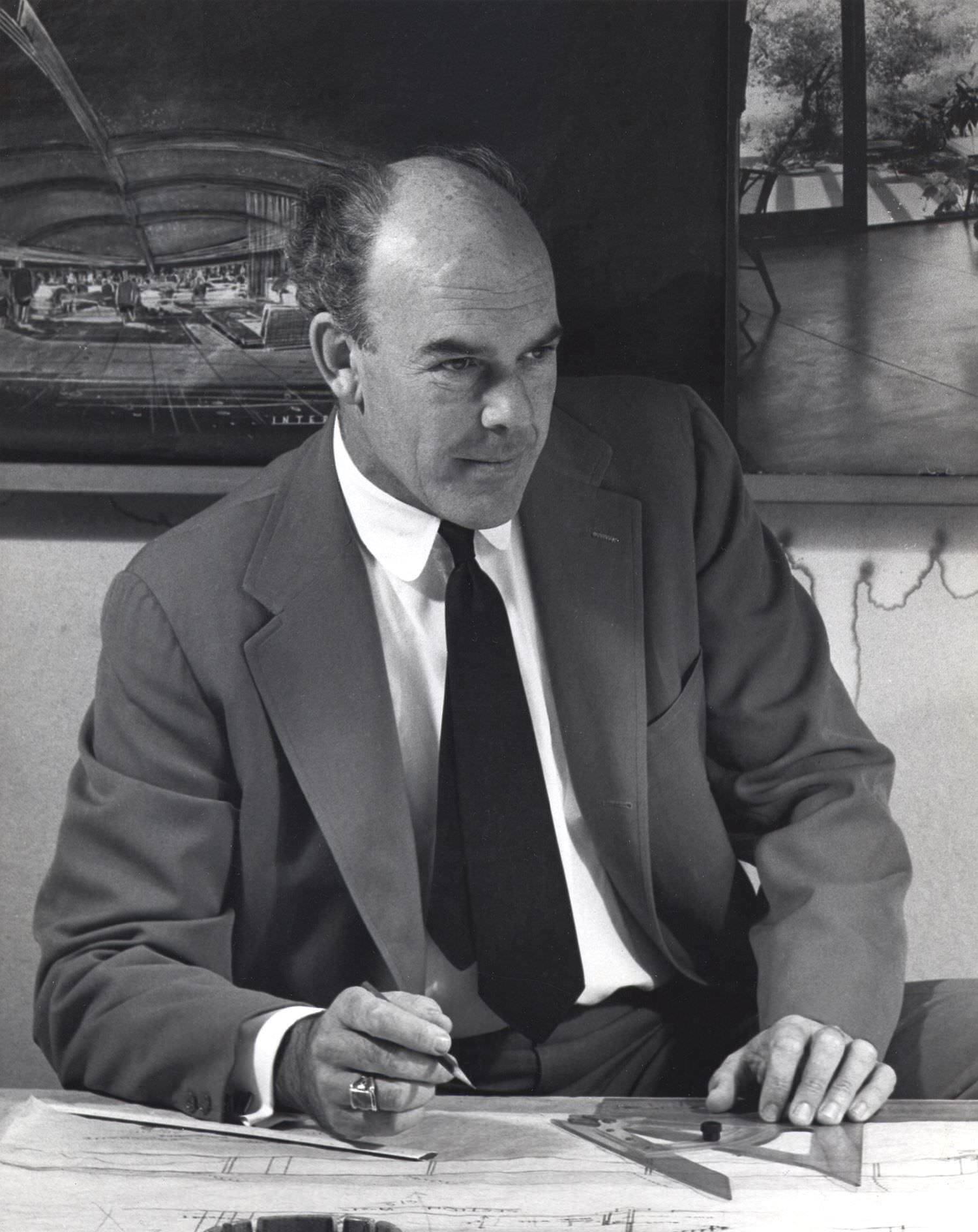 John Lautner suit tie