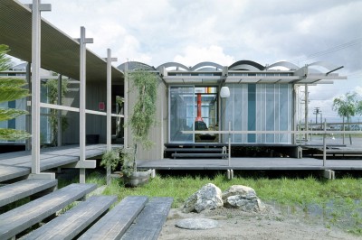Smith Williams Shoreline House Firehood beach
