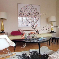 art lamps den mcm mdoernsim home marrone