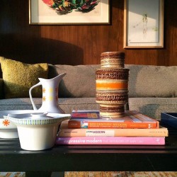 George Nelson Bitossi Ceramiche mcm modernism home marrone