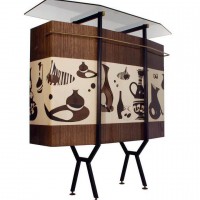 dry bar home italy social teak