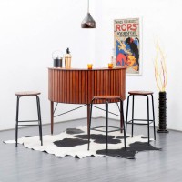 dry bar home italy social teak