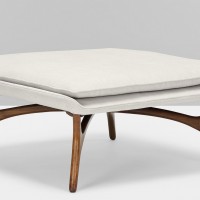 vladimir Kagan grosfeld ottoman stool bench