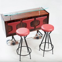 dry bar home italy social teak