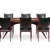 vladimir kagan drefuss dining table chairs