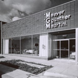 The Meyer Gunther Martini showroom, 1955 shulman
