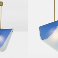 Fontana arte max ingrand lighting brass italy Pietro chiesa