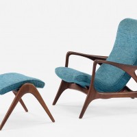 vladimir Kagan Dreyfuss contour recliner