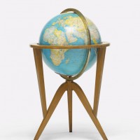 illuminated globe edward wormley dunbar