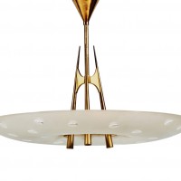 Fontana arte max ingrand lighting brass italy Pietro chiesa