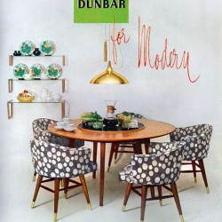 advertising dunbar edward wormley dining