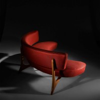 vladimir Kagan Dreyfuss floating back sofa