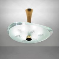 Fontana arte max ingrand lighting brass italy Pietro chiesa