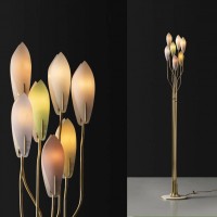 Fontana arte max ingrand lighting brass italy Pietro chiesa