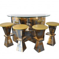 dry bar home italy social teak