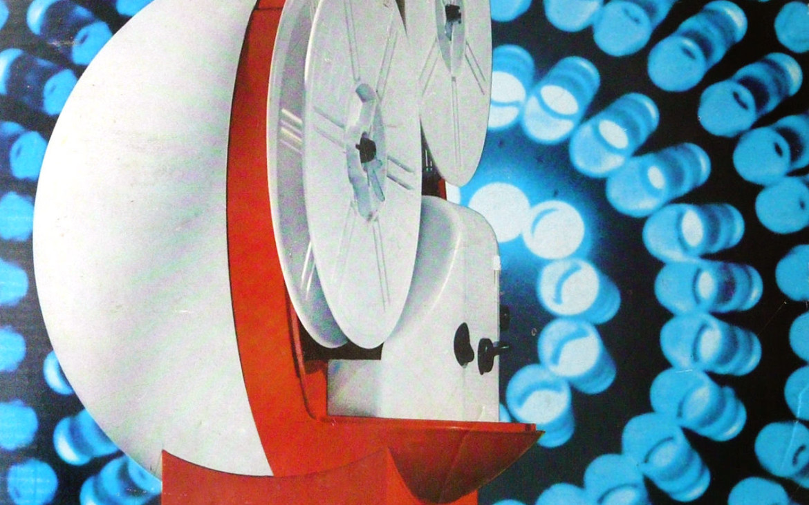 tondo italy space age projector polistil