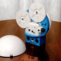 tondo italy space age projector polistil