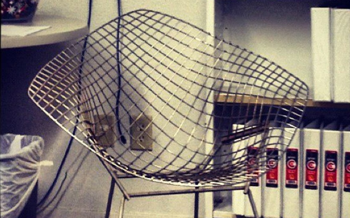 mcm facebook pickers bertoia chair diamond