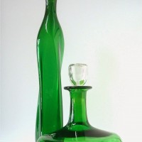 blenko colorful galssware carafe lamps vowls artglass