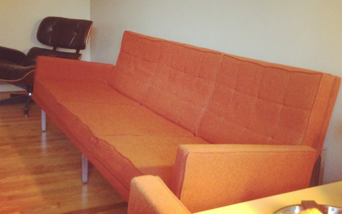 mcm facebook pickers florence knoll Parallel Bar orange