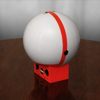 tondo italy space age projector polistil