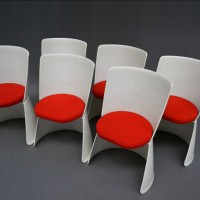Fabio Lenci storable table space age abs plastic