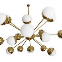 stilnovo sputnik Bruno Gatta atomic lamps ceiling lighting