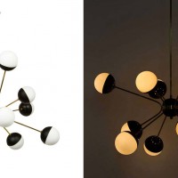 stilnovo sputnik Bruno Gatta atomic lamps ceiling lighting