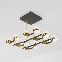 stilnovo sputnik Bruno Gatta atomic lamps ceiling lighting