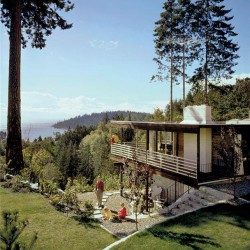 summer house mid century cottage vacation modernism