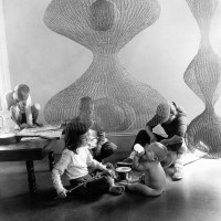 Ruth Asawa sculpture metal mid century modern art crochet