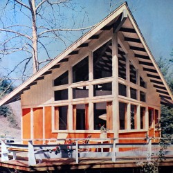 summer house mid century cottage vacation modernism