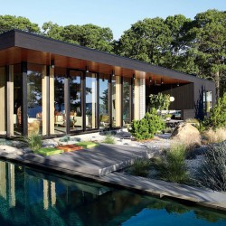summer house mid century cottage vacation modernism