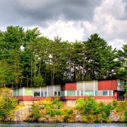summer house mid century cottage vacation modernism